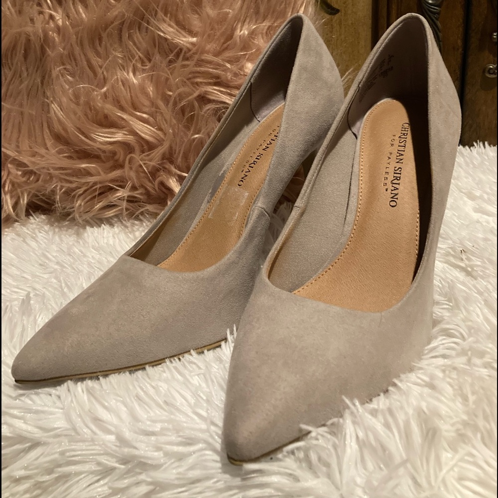 Worn once, like new. Small, professional heel.